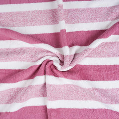 Black Gold The Finer Touch Microfiber Hand Towel 1000 Gsm | Soft & Quick Dry, Super Absorbent, Lightweight Towel (Pink & White) - Pack 0f 4