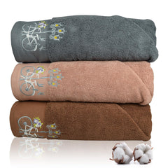 Rangoli 100% Cotton Martin Hand Towels 600 Gsm | Quick Dry, Ultra Soft, Highly Absorbent Printed Hand Towel - Multicolor (Set Of 3)