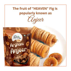 Nature's Premium Afghani Anjeer By Dry Delight 100gm, | Afghanistan Dried Figs Anjeer Nutrient-rich, Irresistibly Delicious Figs | 3.5 Ounce