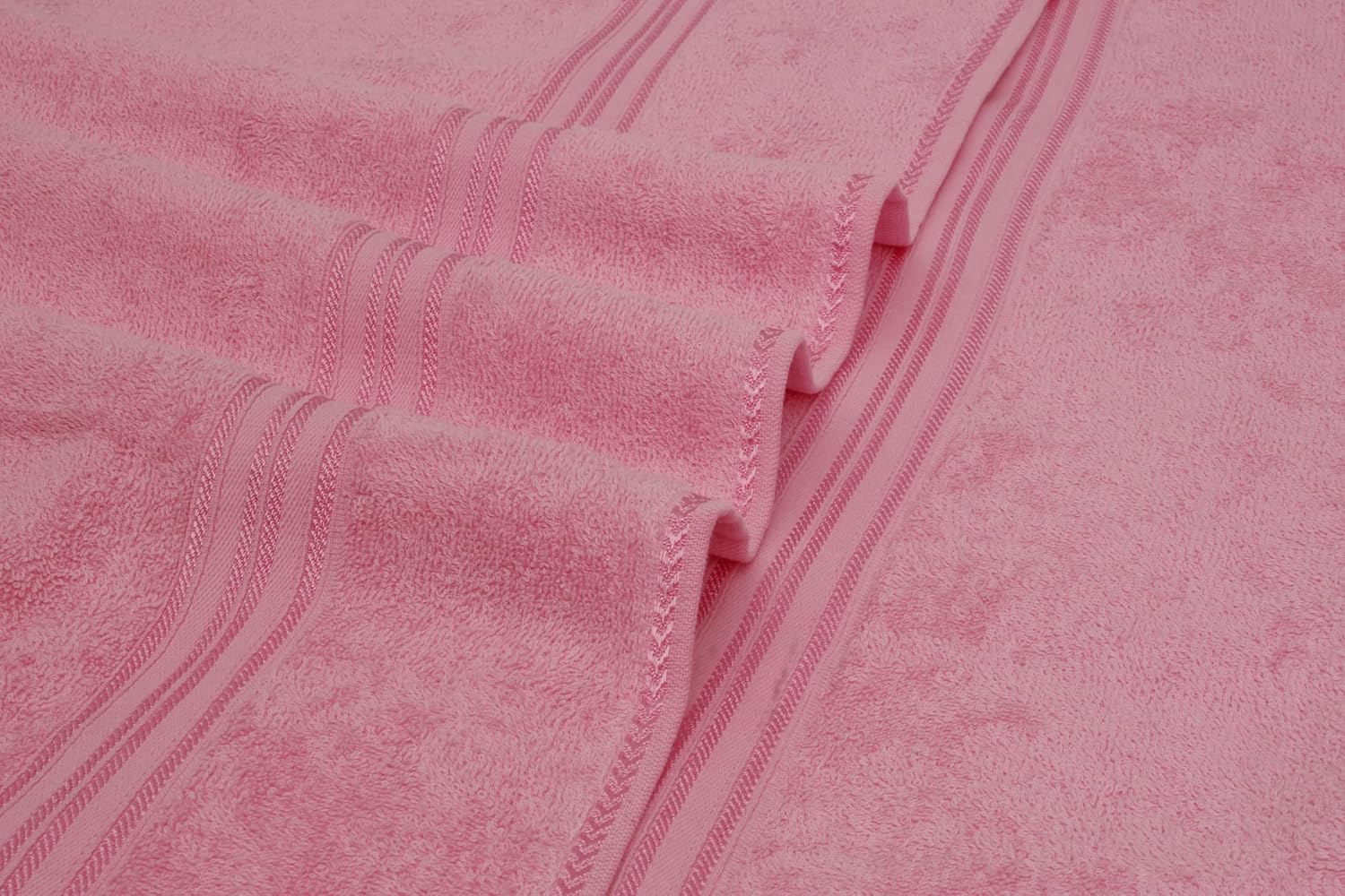 Liberty Towels Soft Cotton Small Size Hand & Face Towels 400 Gsm | Quick Dry Sweat & Workout Towels For Men & Women (Maroon & Pink) - Pack Of 2