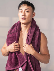 Damensch 100% Cotton Towel 200 Gsm | Super Soft Towels For Bath Large Size, Ultra Absorbent, Quick Dry Towel For Women & Men (Midday Maroon)