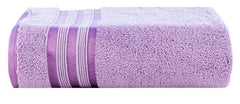 Casa Copenhagen Egyptian Cotton Zero Twist 1 Pcs Large Bath Towel 500 Gsm (Purple Rose)