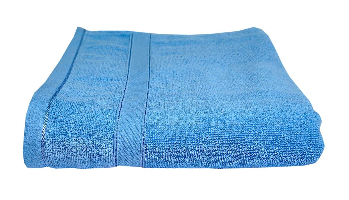 Space Fly Cotton Luxury Bath Towels 600 Gsm (Blue)