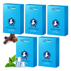 Royal Swag Ayurvedic Herbal Cigarettes 100% Tobacco Free 100% Nicotine Free Cigarettes Mint Flavoured | Smoking Cessation Pack Of 50