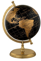 Prime Single Joint Globe Height 33 Cm (13.2 Inch) Dia 25 Cm (10 Inch) With Metal Arc & Base | Educational & Decorative Globe (Gp1010) Pack Of 1