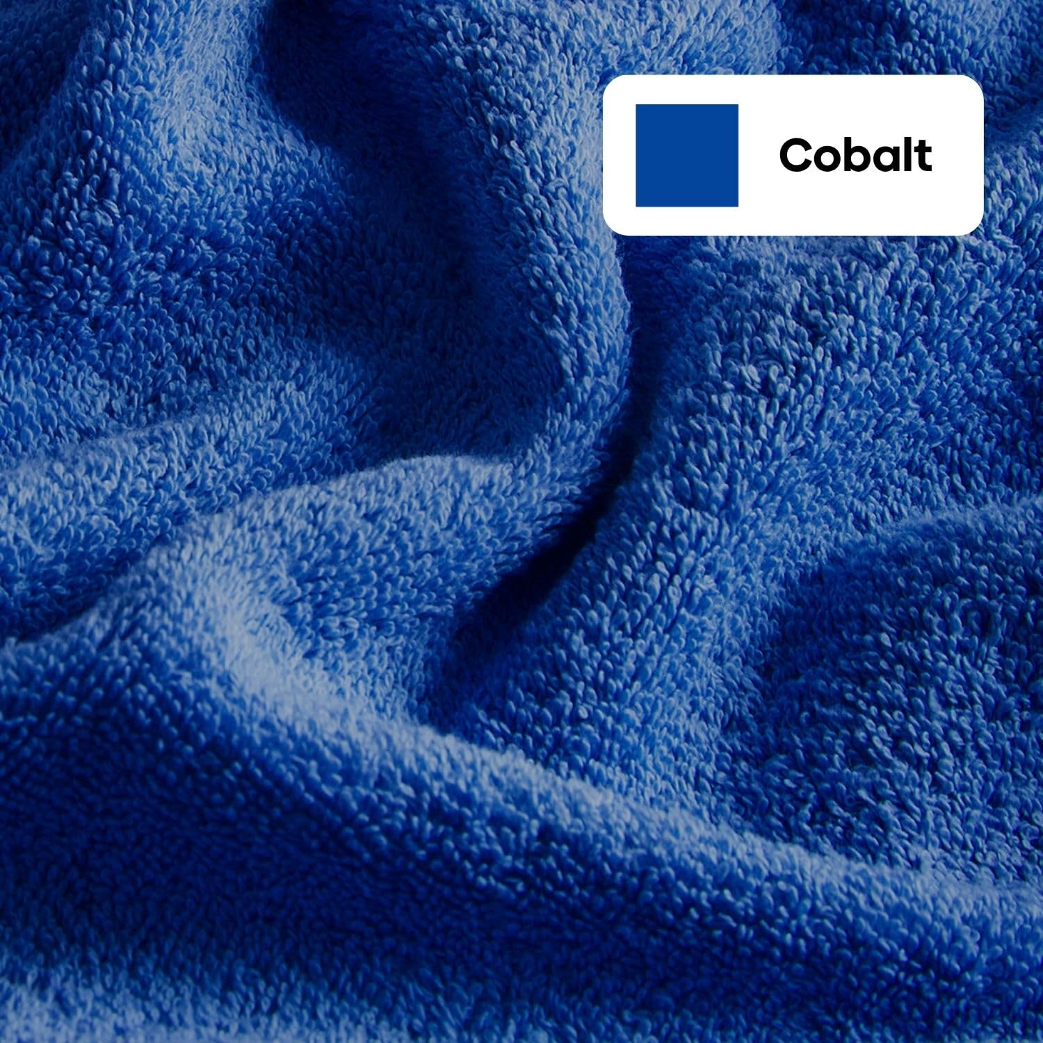 Haus & Kinder Harmony Combed Bath Towel 500 Gsm | Cotton Towel For Men, Women | Towels For Gym, Spa | Cobalt & Almond | Pack Of 2