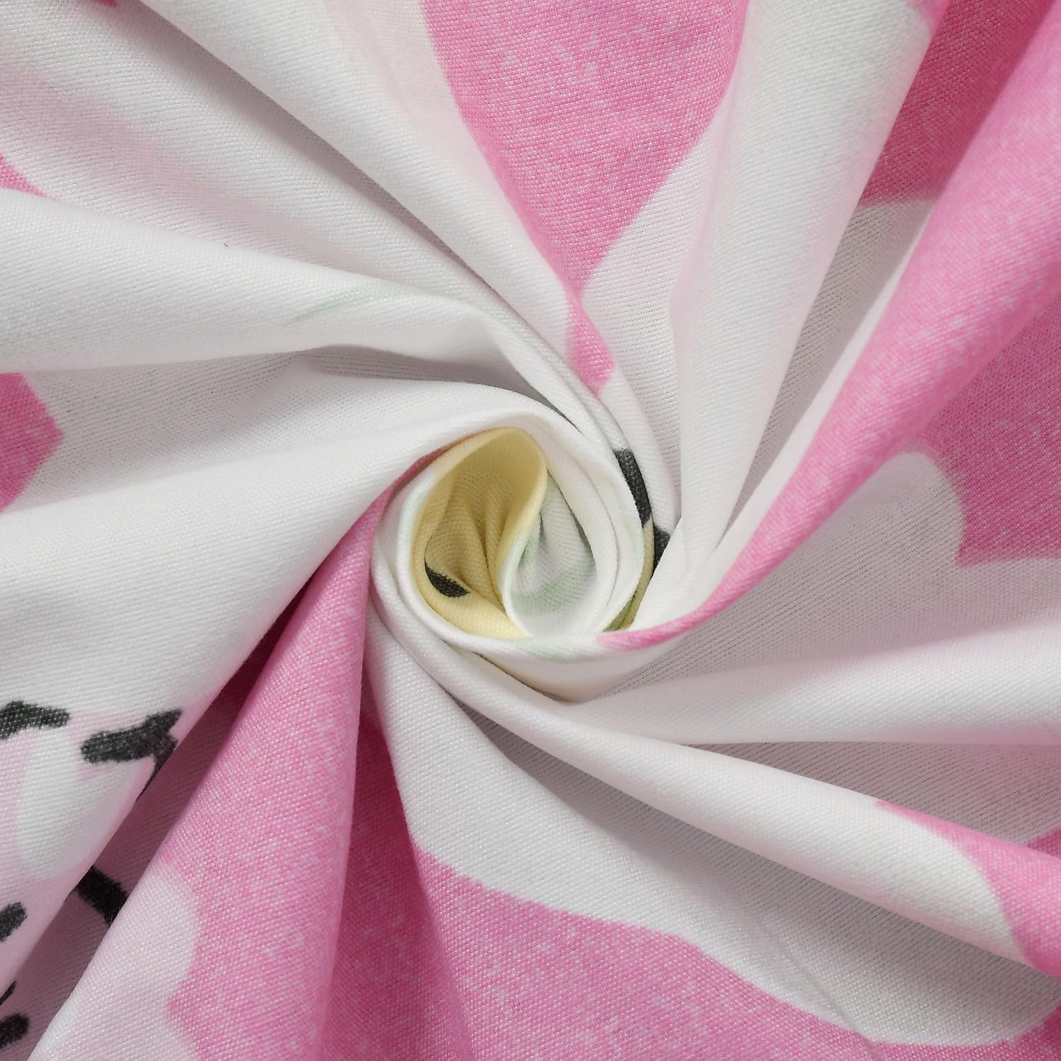 Printed Double Bedsheet With 2 Matching Pillow Covers - 72 X 78 X 10 Inches, Pink | All Around Elastic Fitted King Size Bedsheets | Ideal For Home, Hotel, Bedroom