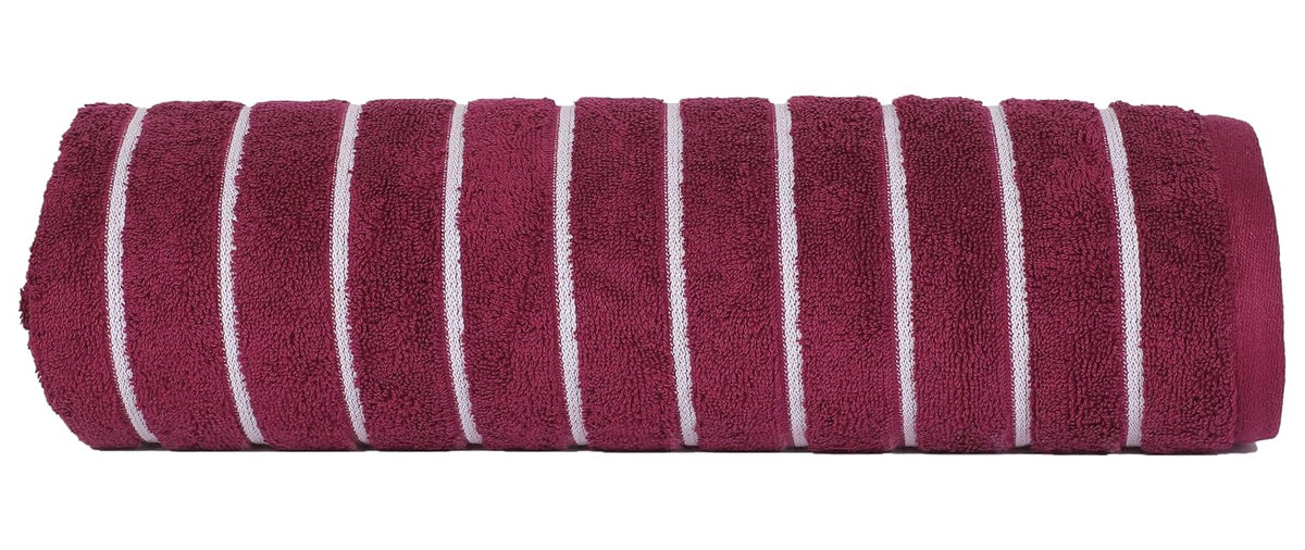 Casa Copenhagen Egyptian Cotton Ecstatic 1 Pcs Large Bath Towel 500 Gsm (Burgundy)