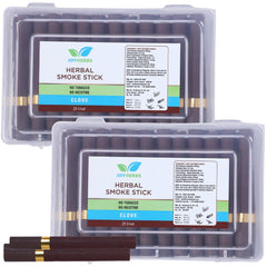 Herbals Clove Flavour Cigarette Herbal Smoke Sticks - 2 Packet (50 Sticks) - Tobacco And Nicotine Free