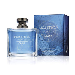 Nautica Voyage N-83 Eau De Toilette Spray 100ml 3.4 Fl.oz. Perfect Gift For Husband | Luxury Long Lasting