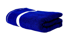 Space Fly Cotton Bath Towels 450 Gsm | Highly Absorbent Big Size Bath Towel (Blue)