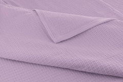 Casa Copenhagen Egyptian Cotton Waffle 1 Pcs Large Bath Towel 500 Gsm (Purple Rose)