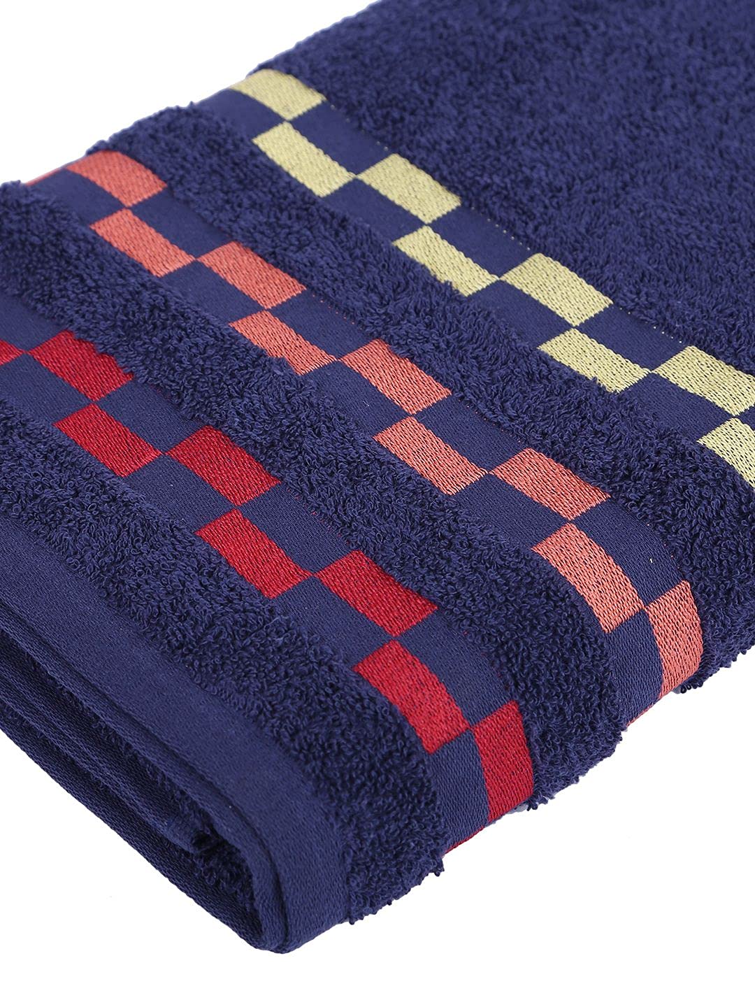 Bianca Super Soft Turkish Terry Towel 600 Gsm | 100% Mercerised Cotton Large Bath Towel Super Absorbent | Anti Bacterial, Quick Dry Technology - Navy