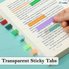 Pet Sticky Notes - 600 Pcs Transparent Sticky Tabs | Morandi Pastel Page Markers With Ruler