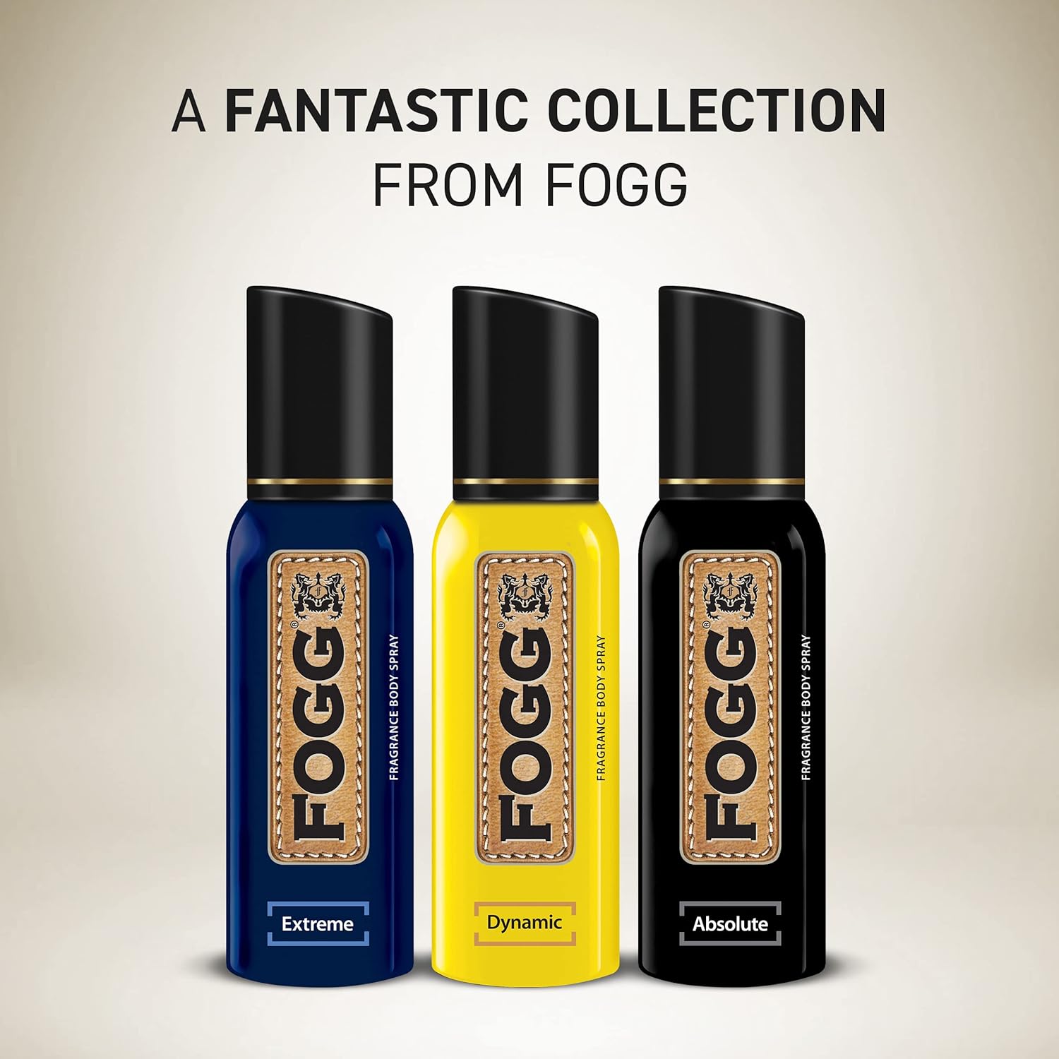 Fogg Men's Fantastic Range Absolute Fragrance Body Spray 120ml 4 Fl.oz. | No Gas Deodorant