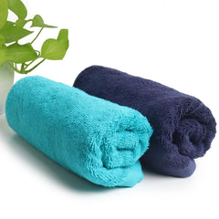 Heelium Bamboo Hand Towel 600 Gsm | Ultra Absorbent & Anti-Bacterial 3x Softer Than Cotton Towels | Pack Of 2 - Blue, Teal