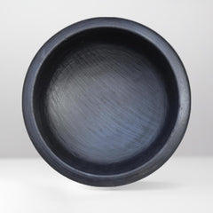 Deep Burned Uncoated Clay Pot Or Mitti Handi With 2 Spatulas Complimentary For Cooking & Serving - Black, 1 Liter | Pre-Seasoned Mud Pot - Unglazed, Double Fired, Hand Crafted