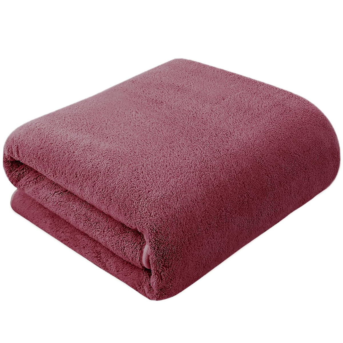 Story@Home Large Size Bath Towel 500 Gsm | Microfiber Bath Towels Perfect For Everyday Use (Wine)