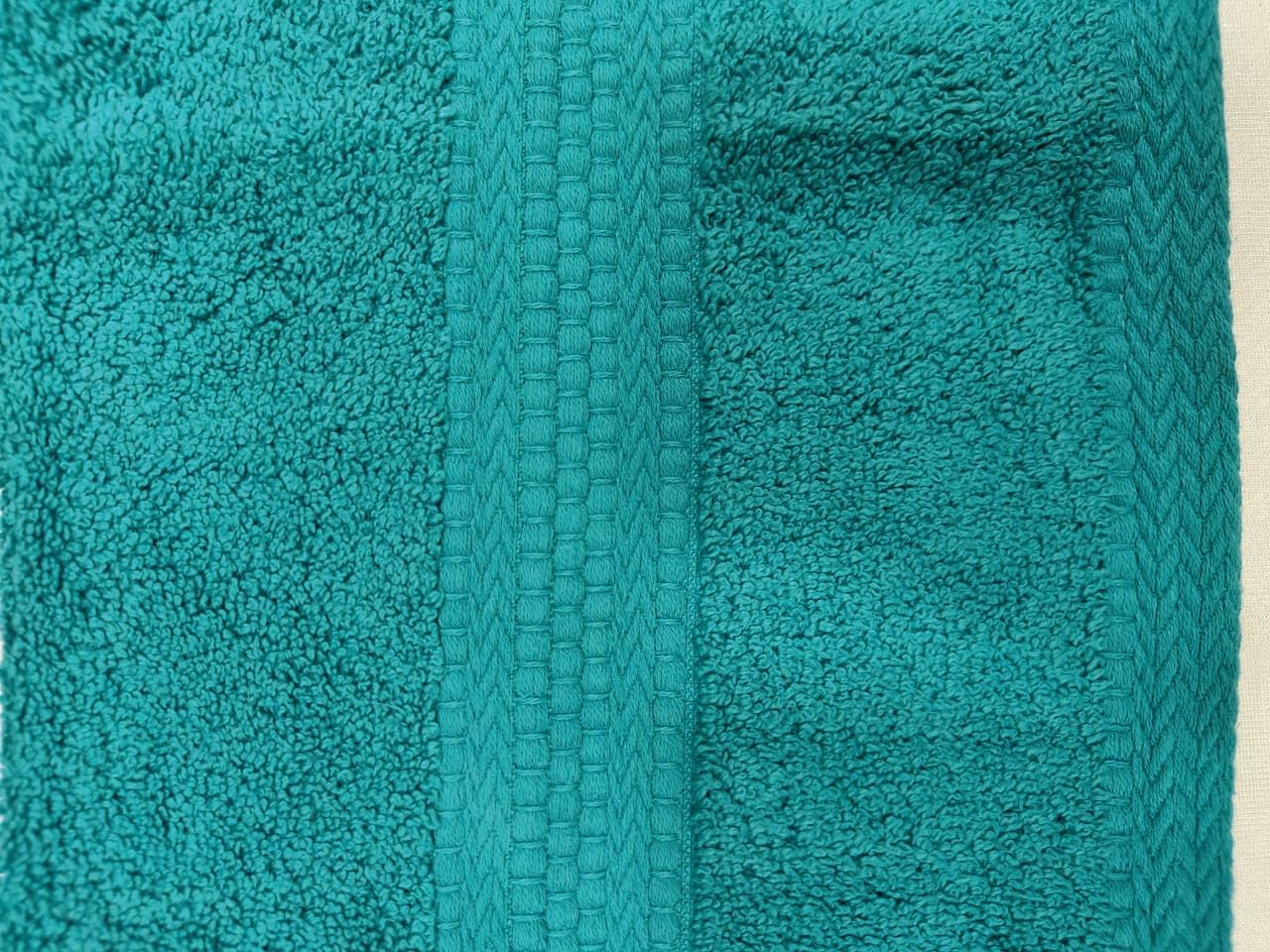 Bombay Dyeing Ultrx Zero Twist Plain Cotton Hand Towel 400 Gsm (Royal Blue)- 2 Piece