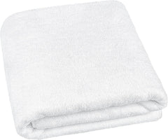 Tiqh 100% Organic Cotton Bath Towel 500 Gsm | Highly Absorbent & Quick Dry Extra Large Bath, Beach Towel Jumbo Bath Sheet Oversized Bath Towel (White)