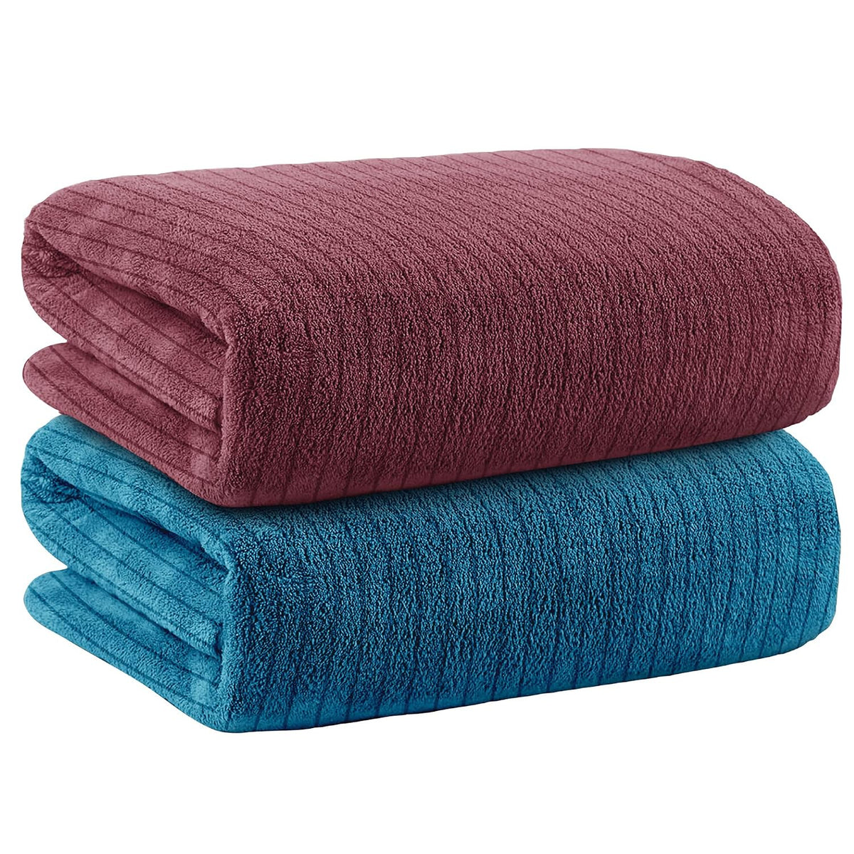 Story@Home Bath Towels 400 Gsm Large Size | Pink & Blue | Bath Towels For Men, Women & Kids | Perfect For Gym Towel (Set Of 2)