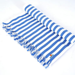 Nilanrnr Bath Towel 500 Gsm - 2 Pcs (Blue & Tortoise Blue)
