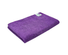 Softspun Microfiber Gym & Sports Sweat Towel 340 Gsm | Ultra Absorbent Lightweight Ultracompact Quick Drying For Working Out, Camping Hiking Travel Men & Women (Purple)