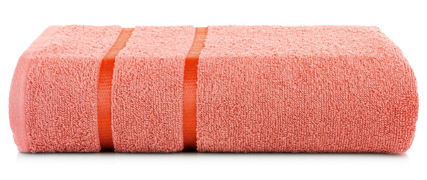 Casa Copenhagen Egyptian Cotton Ecstatic Hand Towel 740 Gsm (Malibue Peach)- 6 Pcs