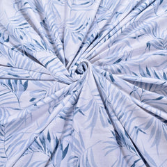 Cotton Single Bedsheets With 1 Pillow Covers - 55 X 88 Inches, Blue Nova & White | Ideal For House - Bedroom, Guest Room, Perfect Gift For Festivals