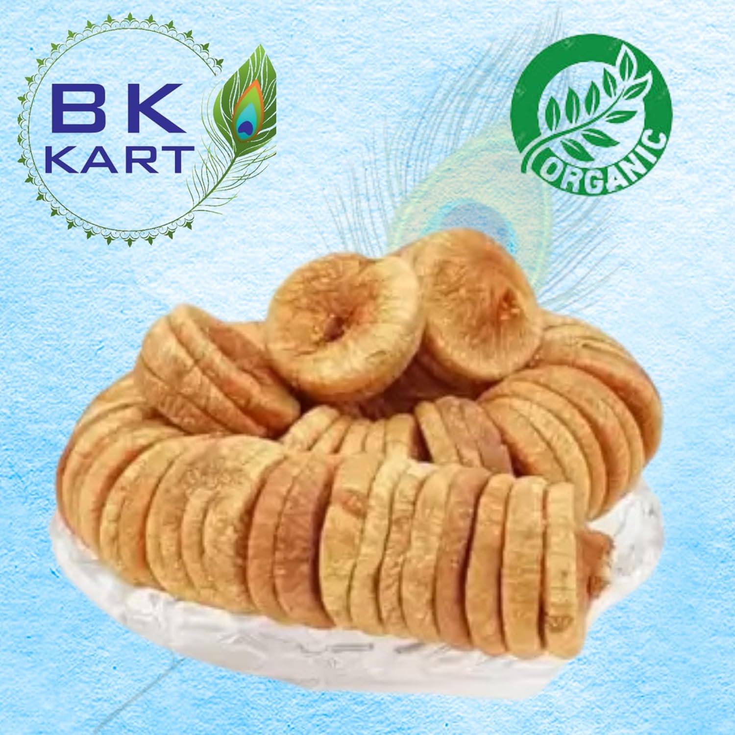 100% Natural Afghani Anjeer Dried Figs By Bk Kart 450gm, | Vitamins & Minerals Natural Sweetness Healthy dry fruits for Diet Jar Pack | 15.8 Ounce