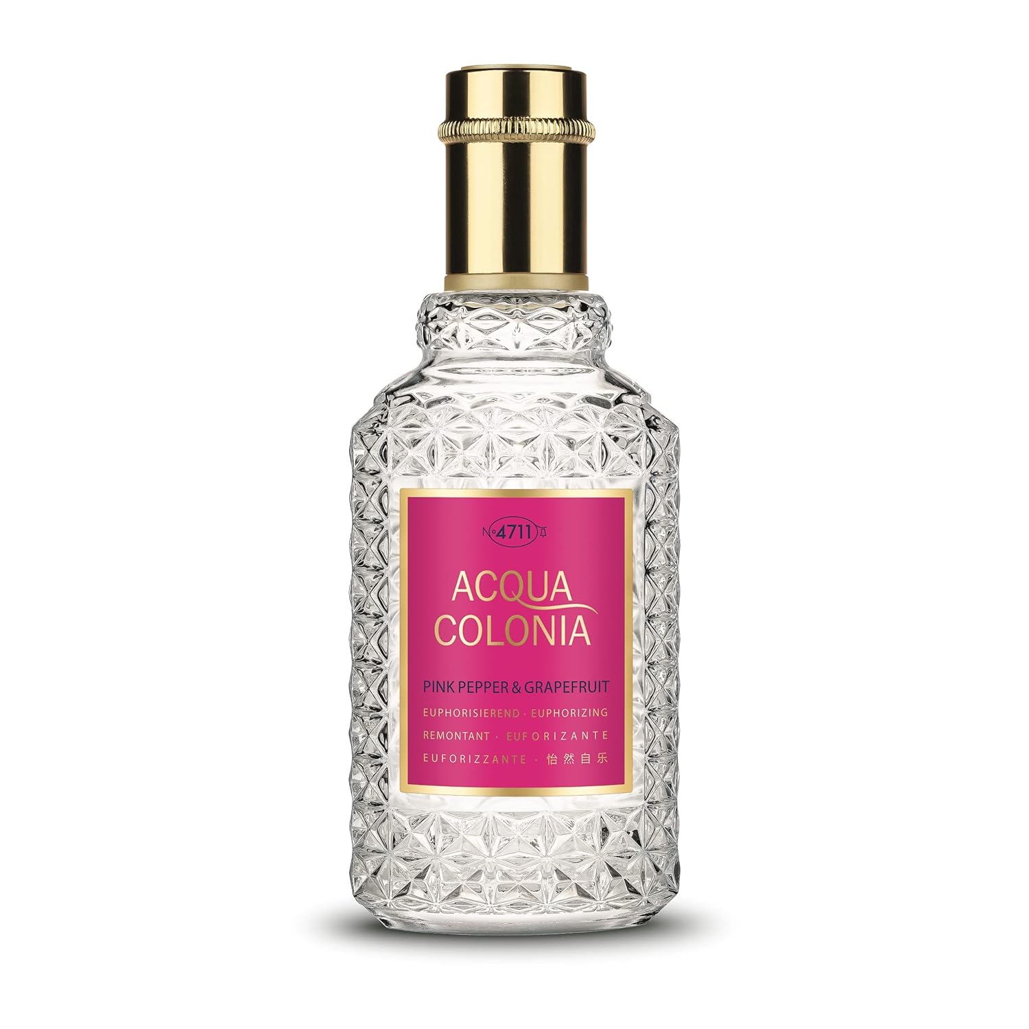 4711 Acqua Colonia Pink Pepper & Grapefruit Eau De Cologne 50ml 1.6 Fl.oz. | Long Lasting Fragrance For Unisex