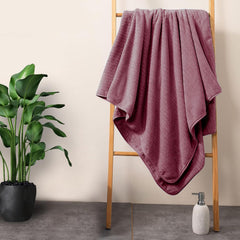 Story@Home Bath Towels Large Size 670 Gsm | Microfiber Bath Towel For Men, Women & Kids -Set Of 2 (Pink)