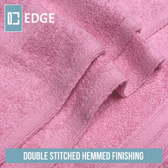 Sassoon Anatolia 2 Piece Cotton Face Towel 500 Gsm (Pink & Teal)