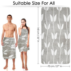 Story@Home Bath Towel Large Size 500 Gsm Quick Dry Bath Towel | Perfect For Everyday Use (Misty Leaves)