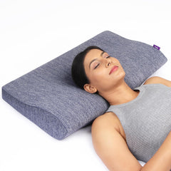 Ultimate Neck Contour Cervical Plus Pillow, Ergonomic Memory Foam Best Pillow - Large | Orthopedic For Neck, Back Pain, Shoulder Pain, For Cervical Spine Neck Pain Relief - Premium Pillow