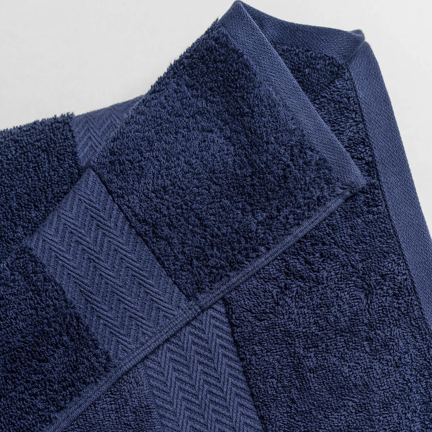 Ddecor Live Beautiful 100% Cotton Bath Towel 500 Gsm | Large Size Bath Towel Soft & Absorbent For Men & Women (Blue)
