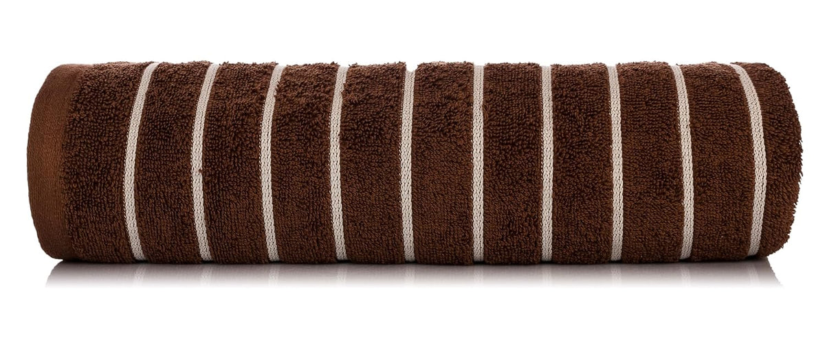 Casa Copenhagen Egyptian Cotton Ecstatic 1 Pcs Large Bath Towel 500 Gsm (Brown)