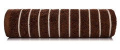 Casa Copenhagen Egyptian Cotton Waffle Large Size Bath Towel 500 Gsm (Brown)