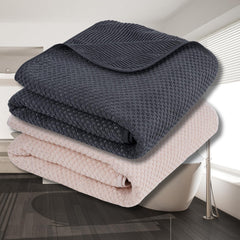 Fezora Microfiber Contler Bath Towels 700 Gsm | Large Size Bath Towel Soft & Absorbent Bath Towel For Men & Women (Dark Grey & Cream)- Pack Of 2