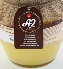 Organic A2 Gir Desi Cow'S Ghee By Isha Vasyam | Rich In Vitamin A & Healthy Nutrients Desi Ghee Perfect For Daily Intake Boosts Strength | (500ml) 16.9 Ounce | Jar Pack