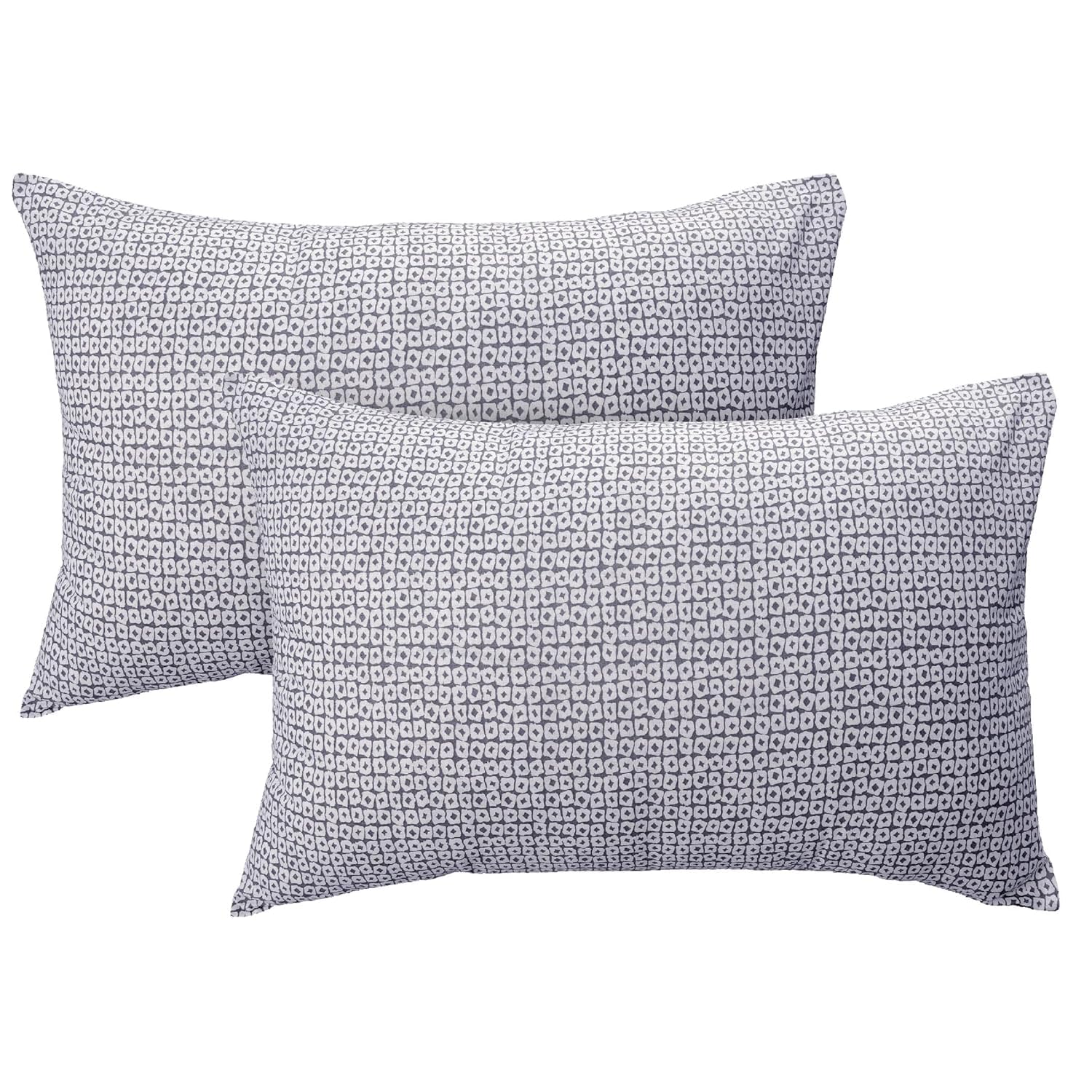Super King Size Bedsheets 108 X 108 Inches With 2 Pillow Covers, Tangerine & Grey | Premium Super Soft Super Cotton Bedsheet