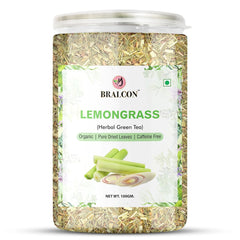 Bralcon Organic Herbal Tea Combo Pack Of 4 X 100gm, 3.5 Ounce Each - Hibiscus Flower+ Chamomile Flower+ Lemongrass+ Butterfly Pea Flower Tea | Rich In Antioxidants, Caffeine Free