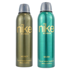 Nike Honey + Musk Eau De Toilette Deodorant Spray 400ml 13.5 Fl.oz. Pack Of 2 | Perfect Birthday Gift Set For Wife