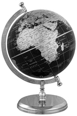 Prime Single Joint Globe, Height 33 Cm (13.2 Inch) Dia 25 Cm (10 Inch) With Metal Arc & Base | Educational & Decorative Globe, Pack Of 1