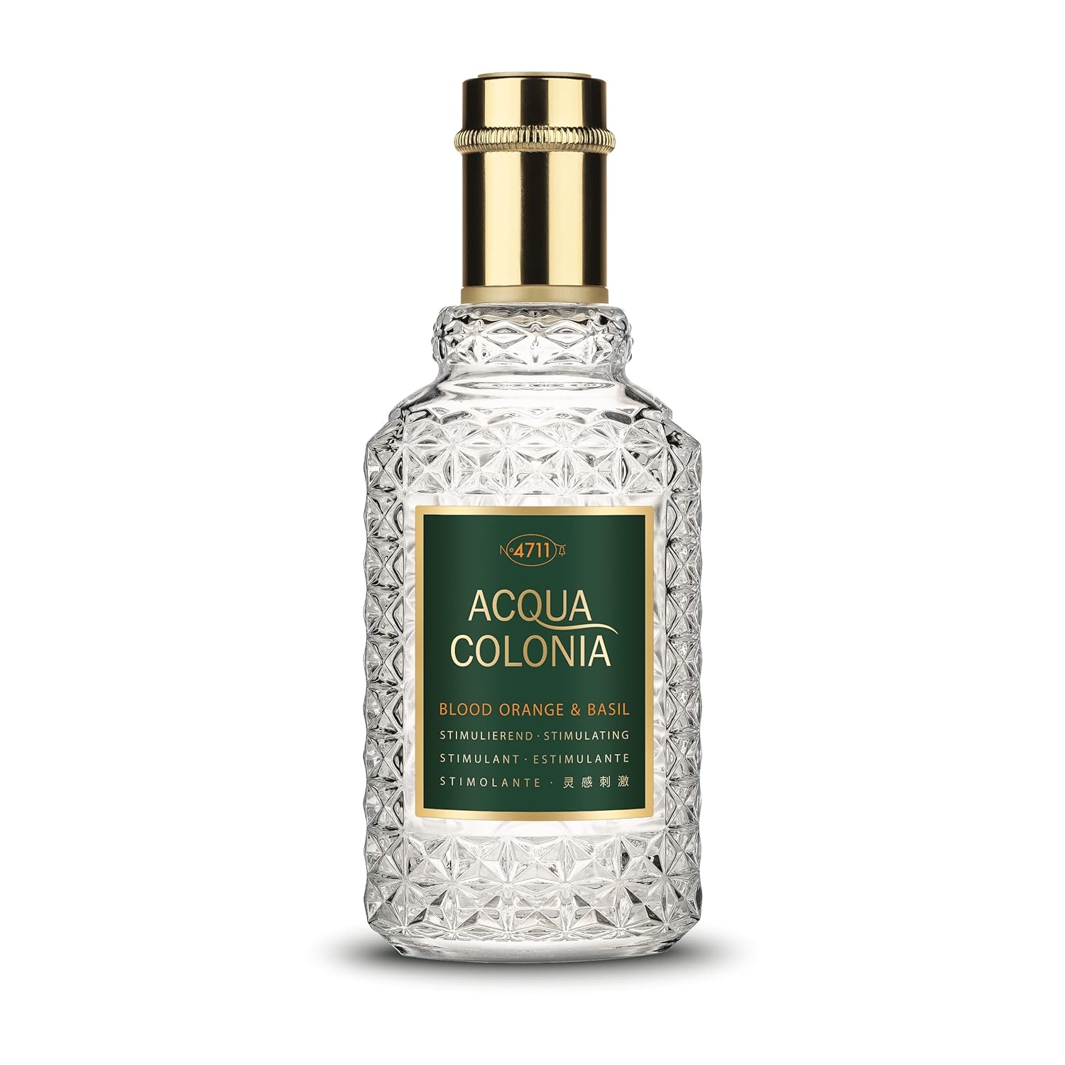 4711 Acqua Colonia Blood Orange & Basil Eau De Cologne 50ml 1.6 Fl.oz. | Long Lasting Fragrance For Men & Women