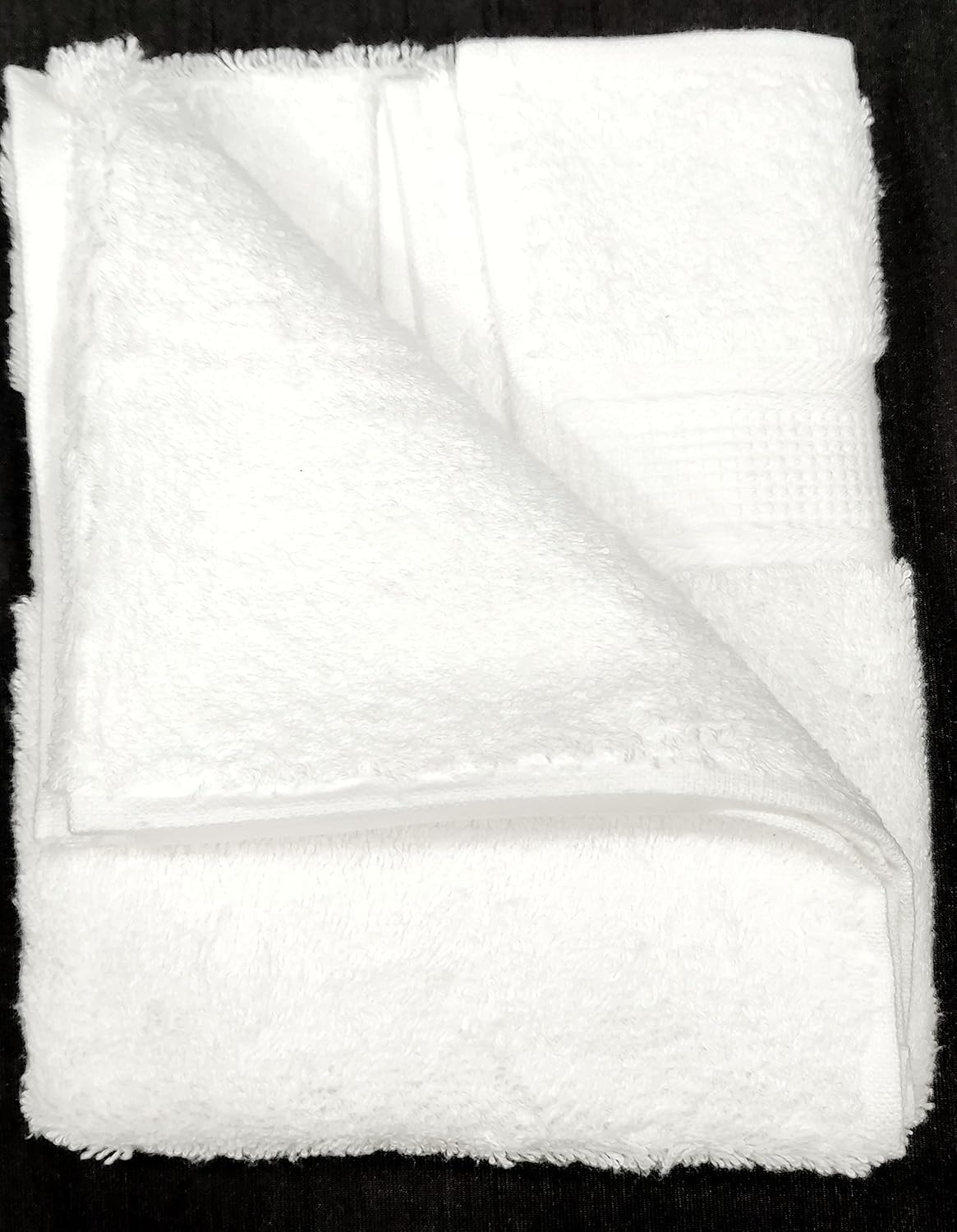 Bombay Dyeing Santino 500 Gsm Cotton Hand Towel Set - White (2 Piece)