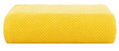 Casa Copenhagen Egyptian Cotton Waffle Large Size Bath Towel 500 Gsm (Butter Yellow)