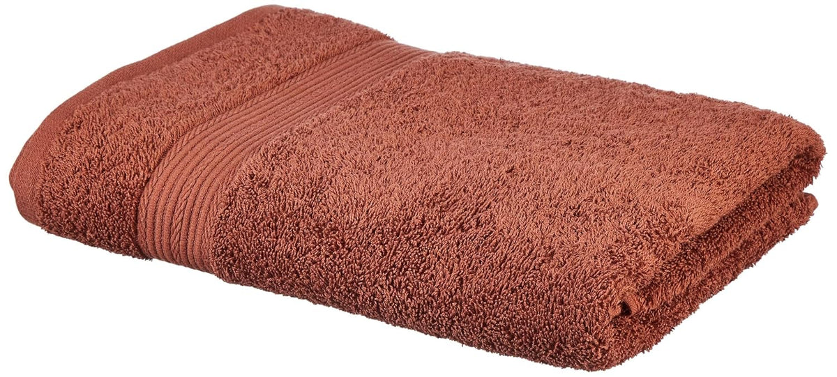 100% Cotton Large Size Bath Towel 500 Gsm | Soft & Absorbent Quick Dry & Durable Bath Towel (Rust)