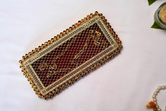 Decorative Cash Box Shagun Box, Gifting Cash Box, Gaddi Box, Jewellery Box, Shagun Envelope Money Box Envelope Wedding Gift, Colour - Brown, Material - Metal