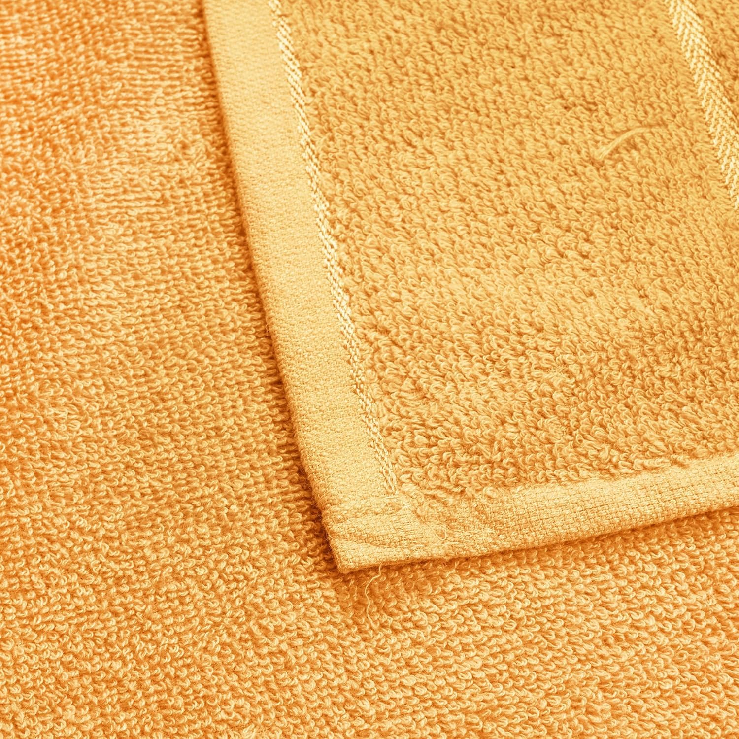 T Trendy Mart Bath Towel Large Size 450 Gsm | Quick Dry 100% Cotton Bath Towels For Men, Women & Kids (Yellow)